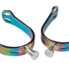 Korsteel Ladies 25mm Aluminium Spurs - Interchangeable - Rainbow