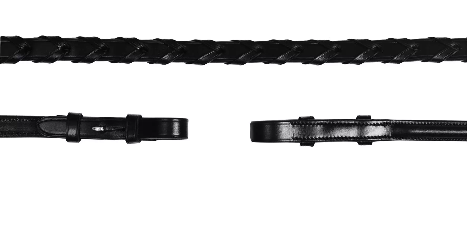 Schockemohle Braided Reins With Buckle - Image 3