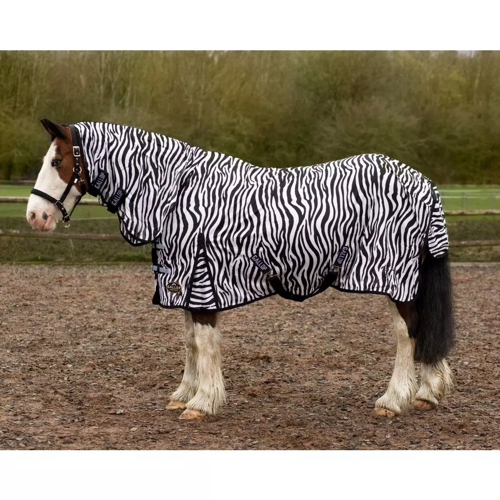 Gallop Zebra Fly Mesh Combo Rug - Image 7