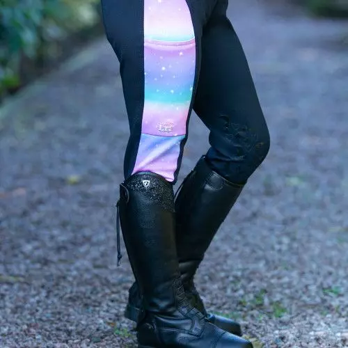 Hy Equestrian Dazzling Night Riding Tights By Little Rider - Image 15