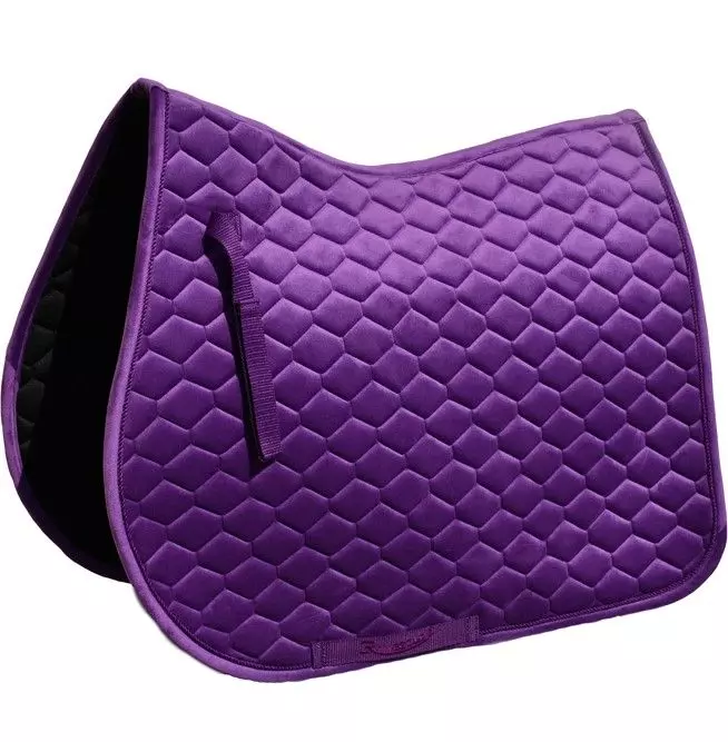 Rhinegold Velvet Hexagon GP Saddle Pad - Image 13