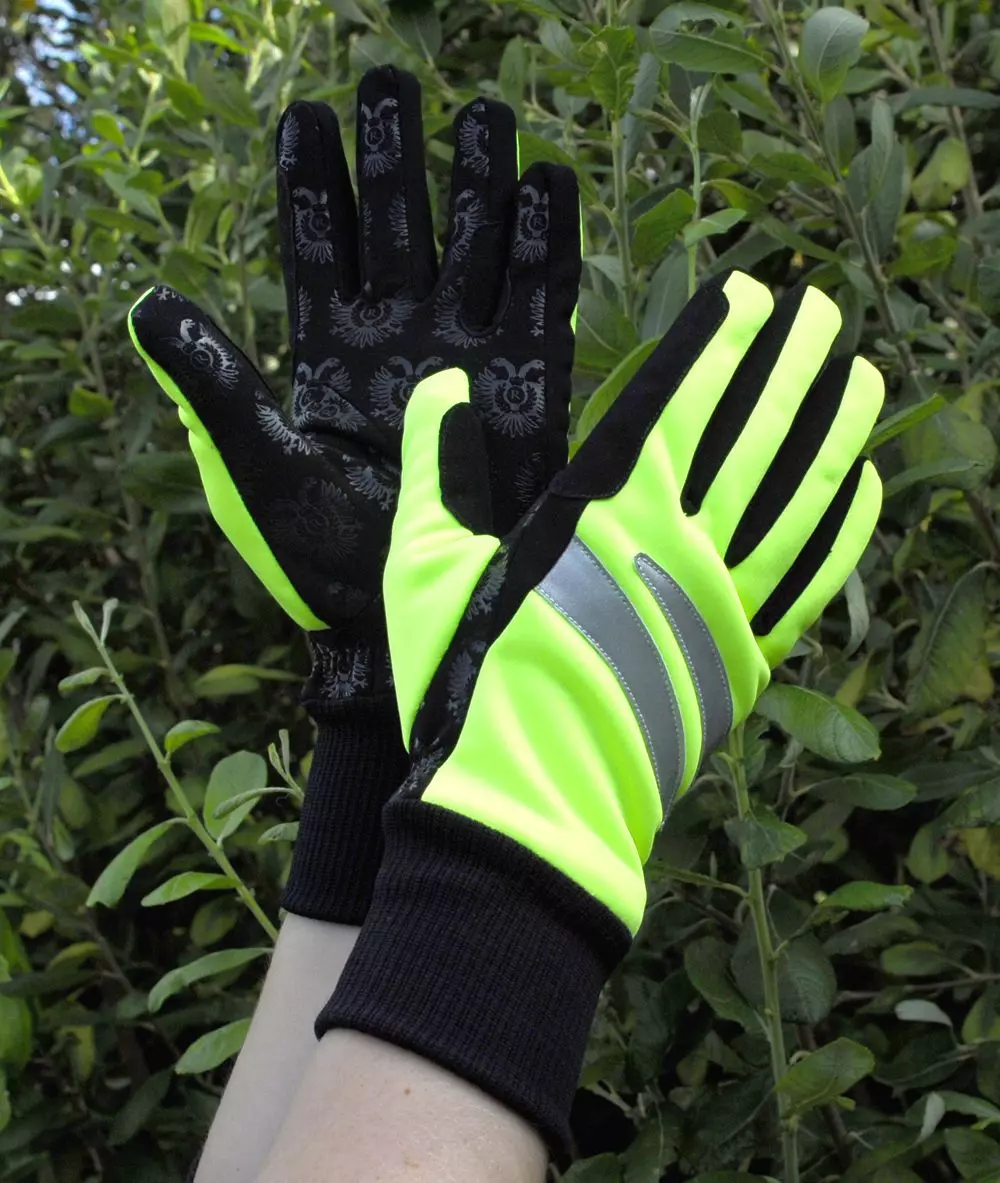 Rhinegold Reflective Winter Gloves - Image 2