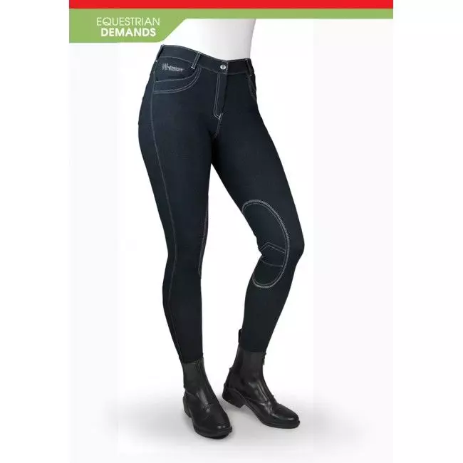 John Whitaker Rawdon Denim Effect Breeches - Image 7