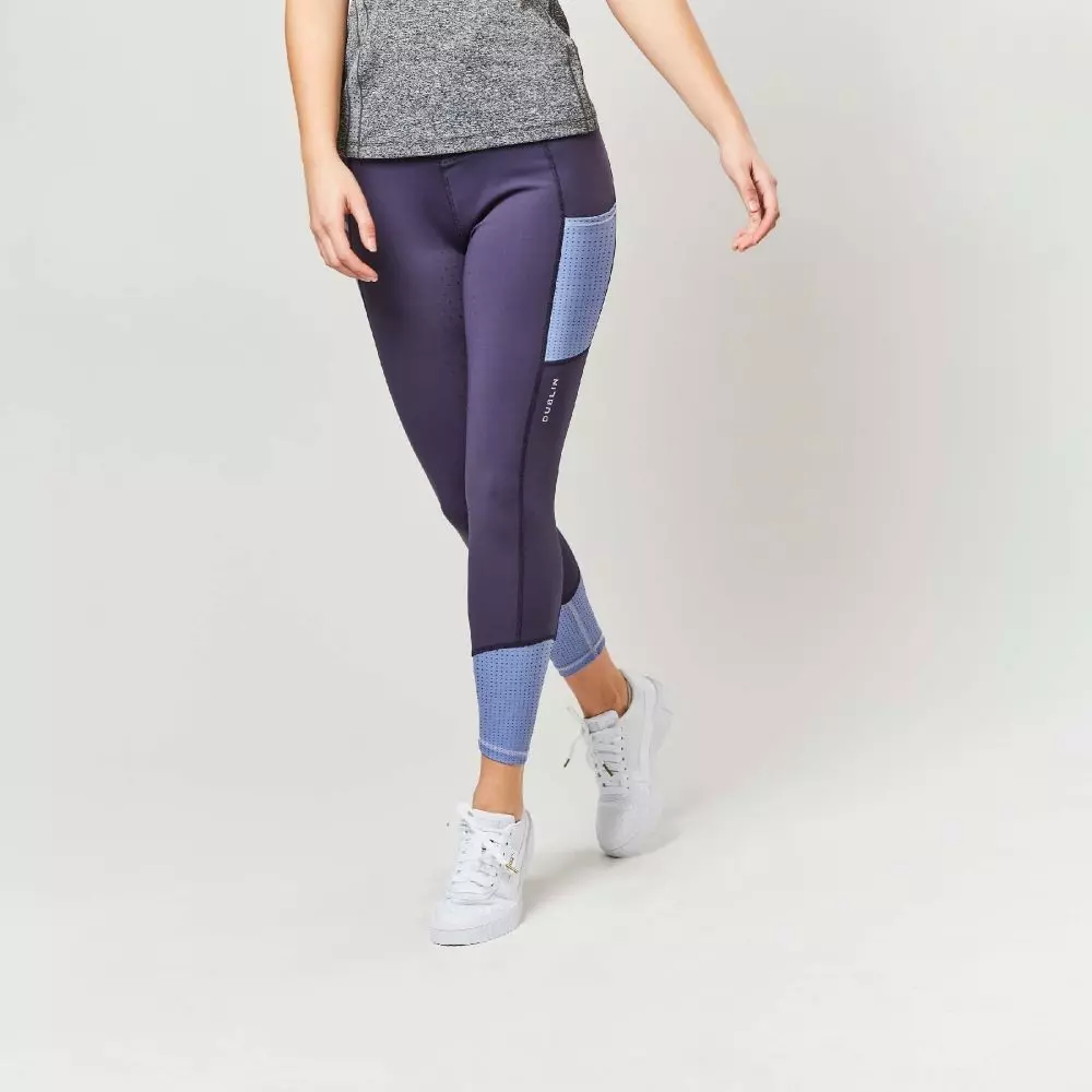 Dublin Power Performance Mid Rise Colour Block Tights - Image 6