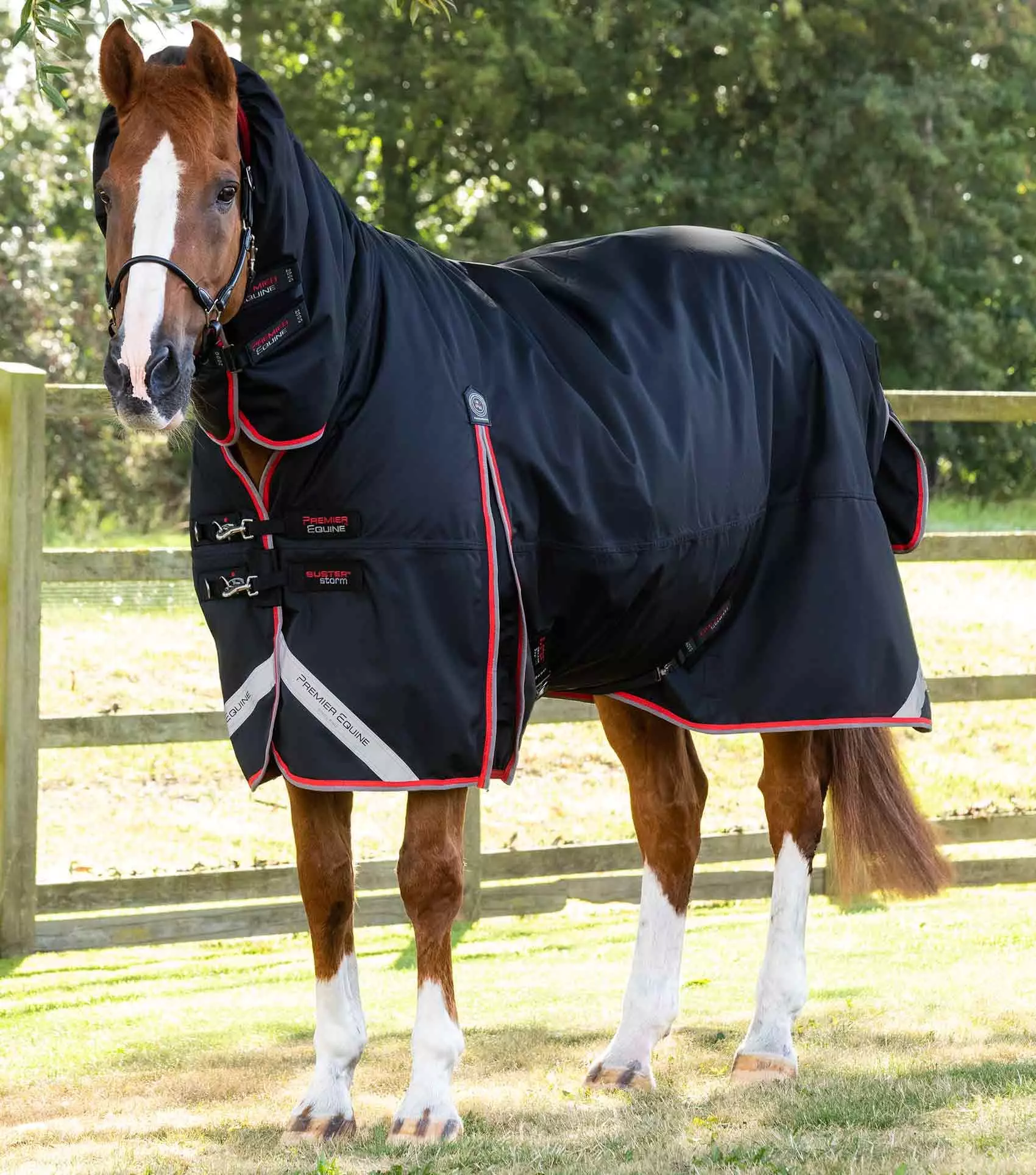Premier Equine Buster Storm 400g Combo Turnout Rug With Snug-Fit Neck - Image 7