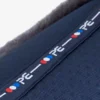 Premier Equine Close Contact Airtechnology Shockproof Wool Saddle Pad - GP/Jump Square Navy/Grey Wool