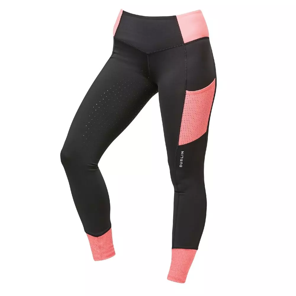 Dublin Power Performance Mid Rise Colour Block Tights - Image 14