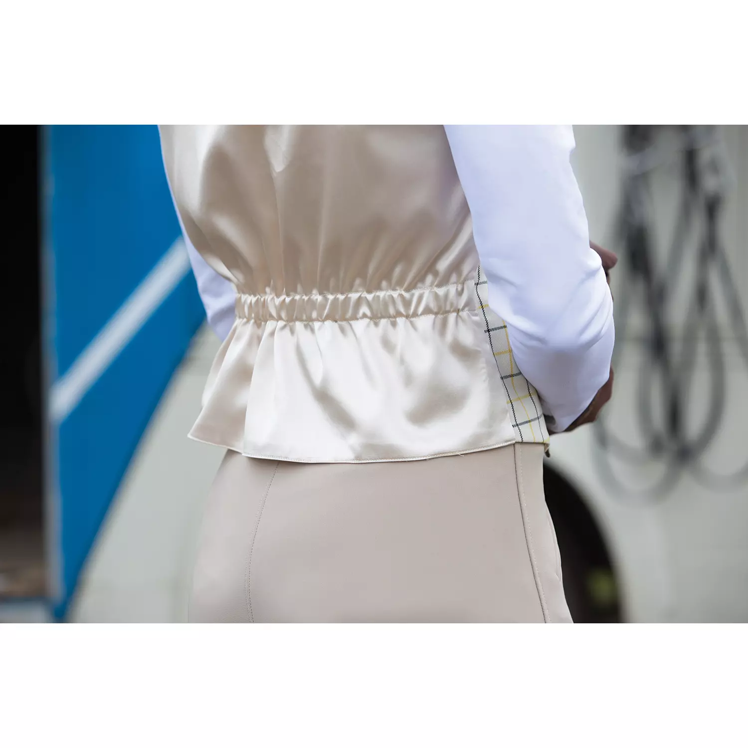 Equetech Classic Tattersall Check Waistcoat - Image 4