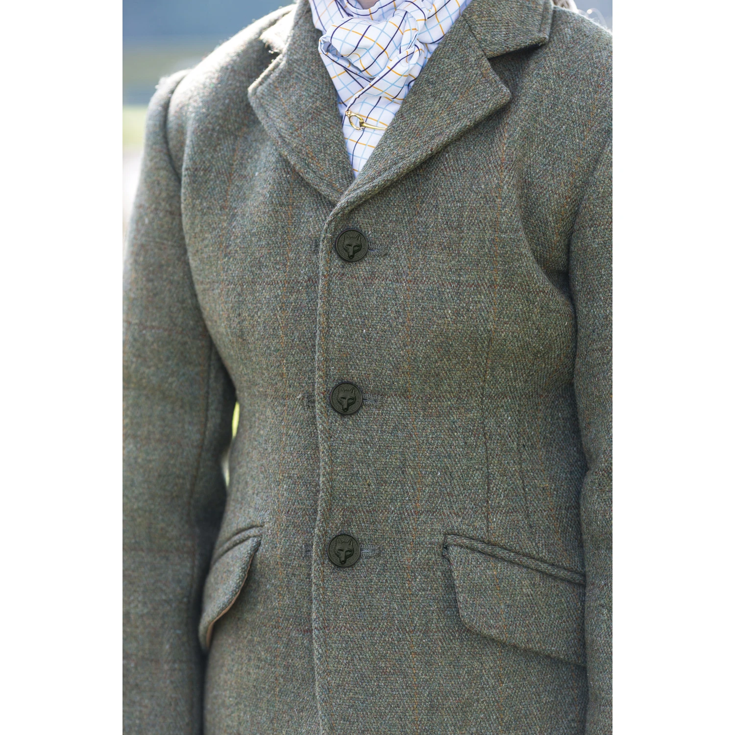Equetech Junior Claydon Deluxe Tweed Riding Jacket