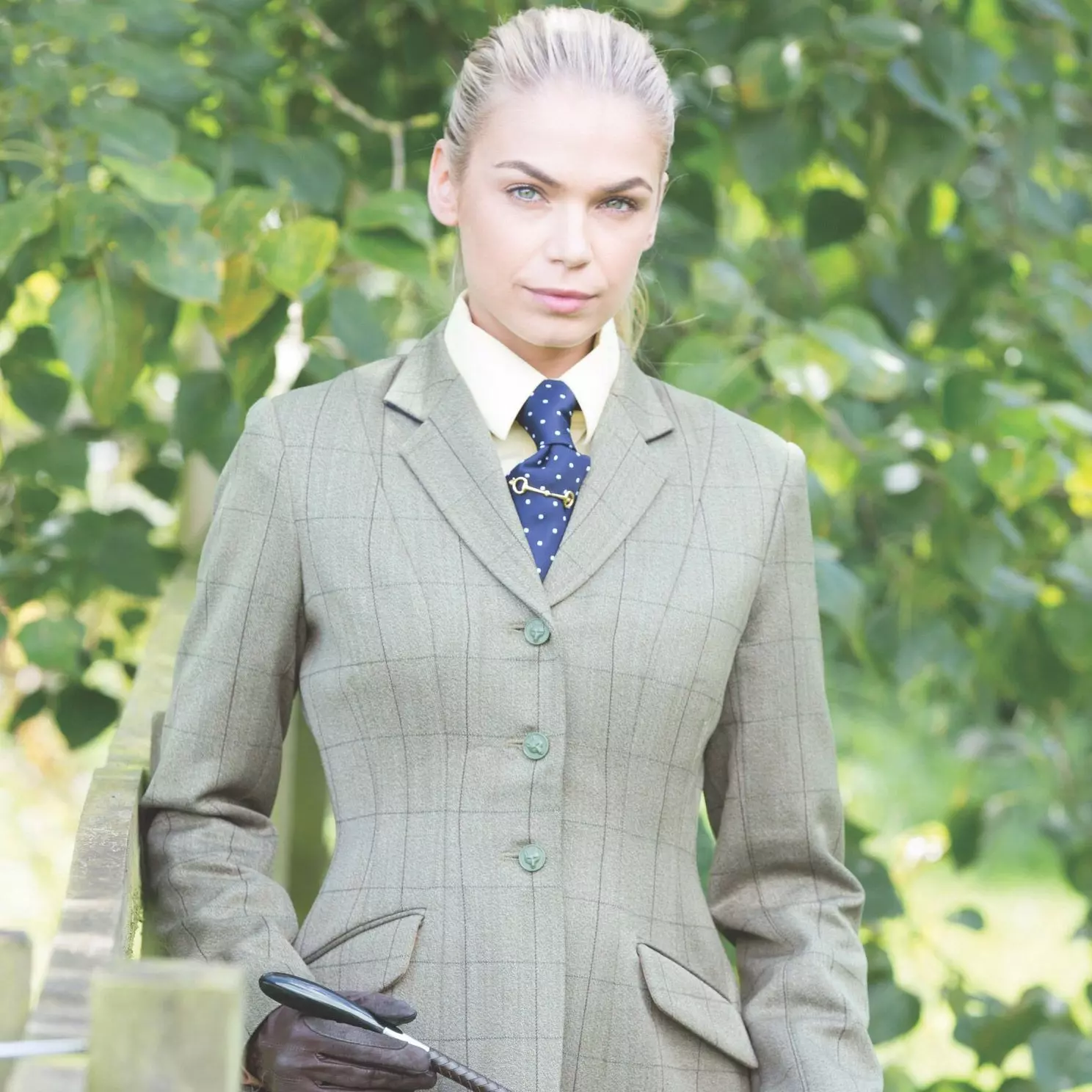 Equetech Ladies Foxbury Tweed Riding Jacket - Image 5