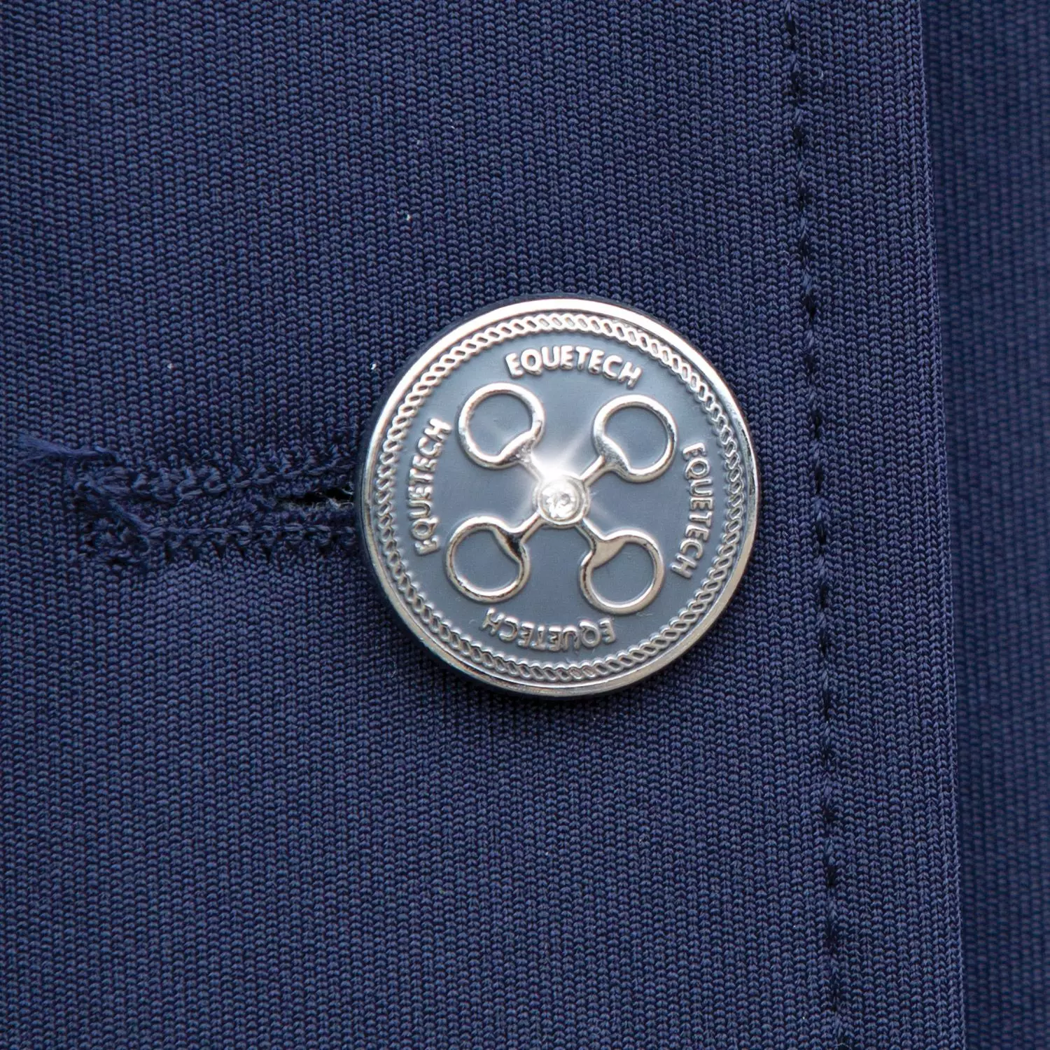 Equetech Jersey Deluxe Competition Jacket - Navy - Image 12
