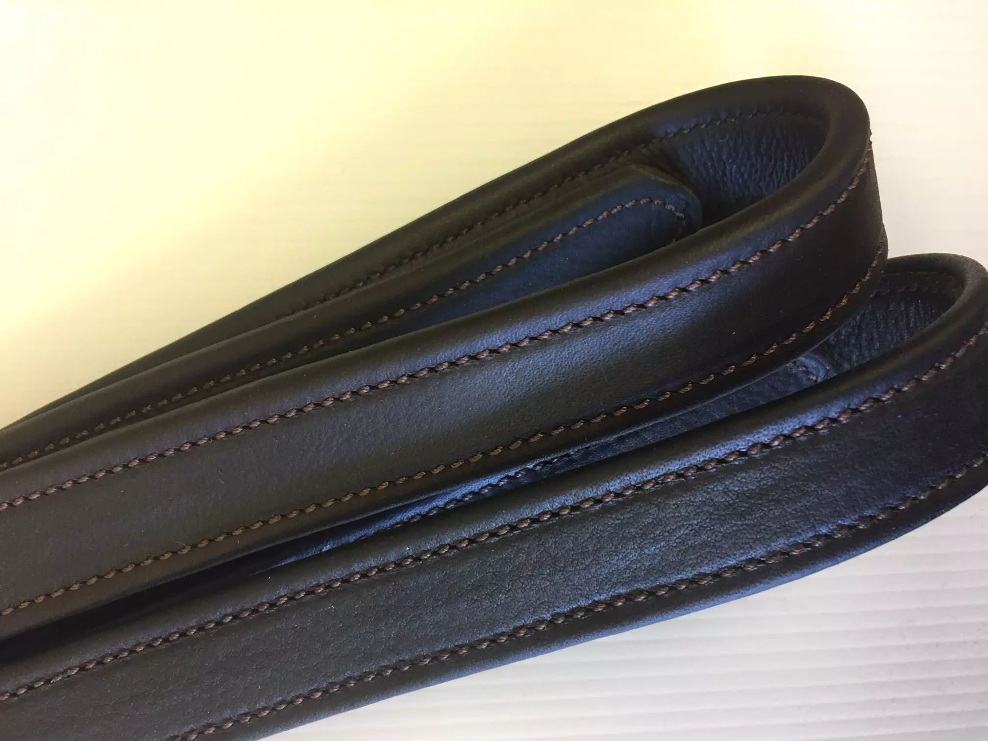 GFS Premier Stirrup Leathers With Tone On Tone Stitching - Image 2