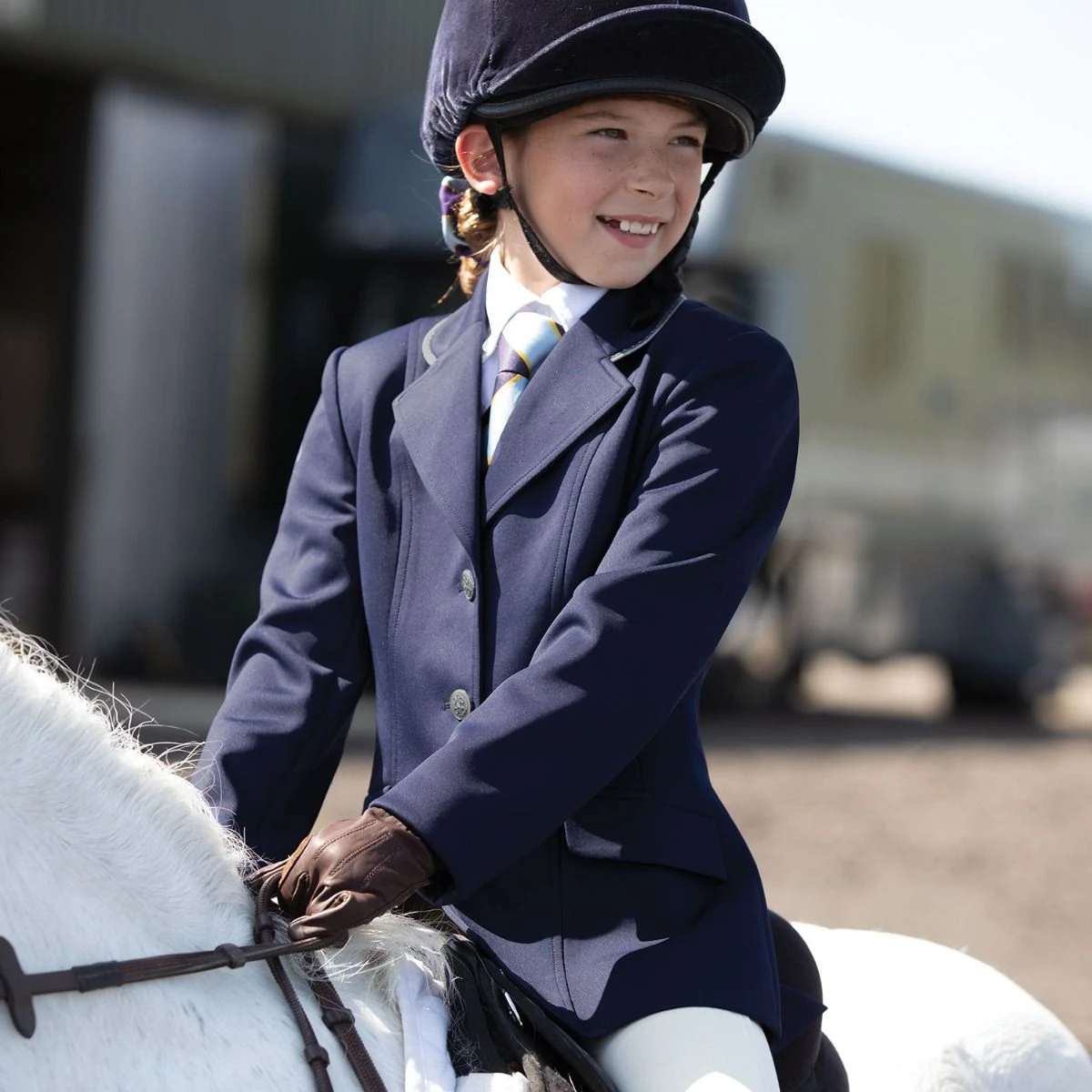Equetech Junior Jersey Deluxe Competition Jacket - Image 16