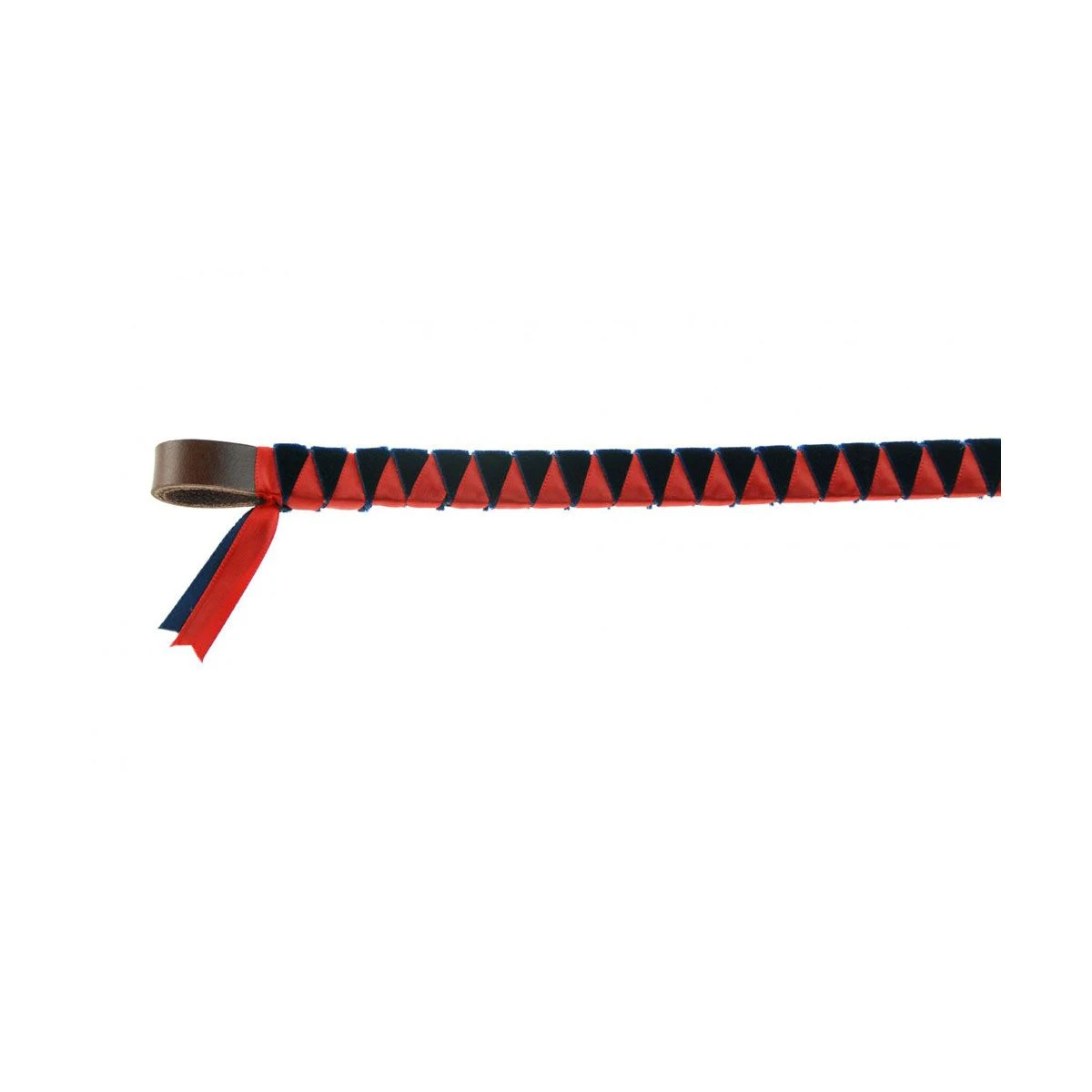ShowQuest Hexham Browband Navy Red - Image 2