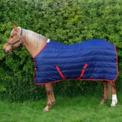 John Whitaker Thomas 250g Stable Rug - Navy Red
