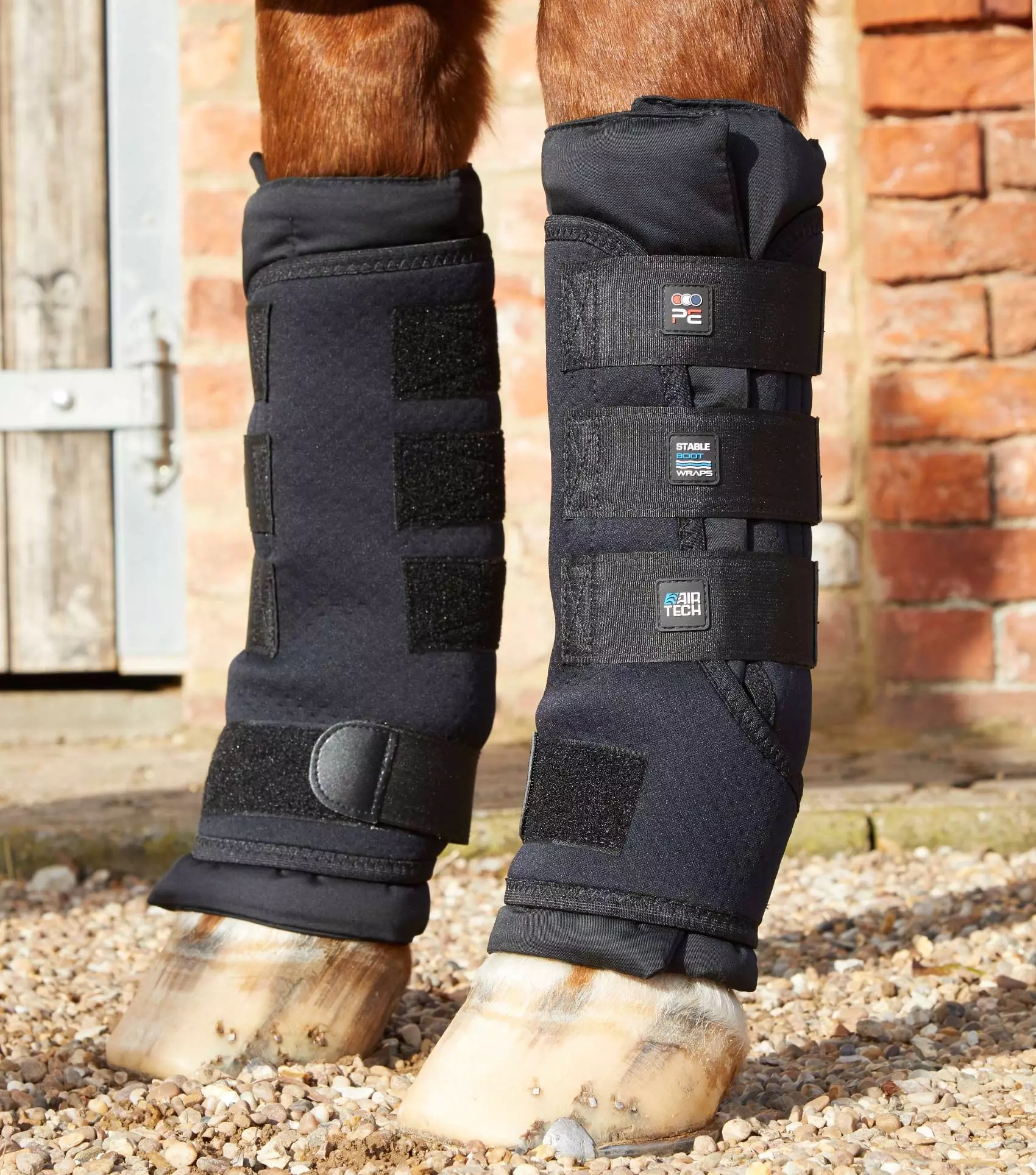 Premier Equine Stable Boot Wraps - Black - Image 16