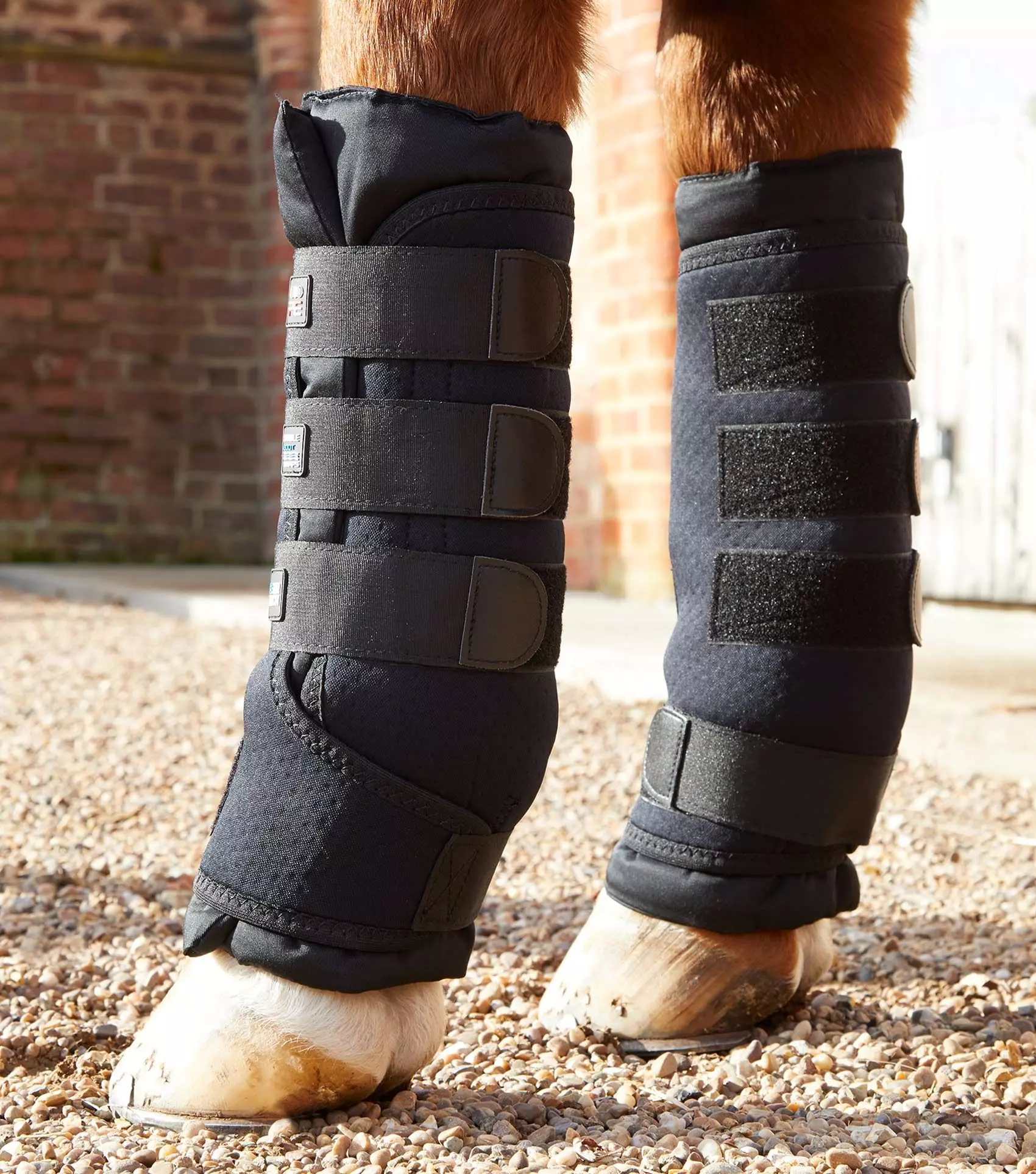 Premier Equine Stable Boot Wraps - Black - Image 2