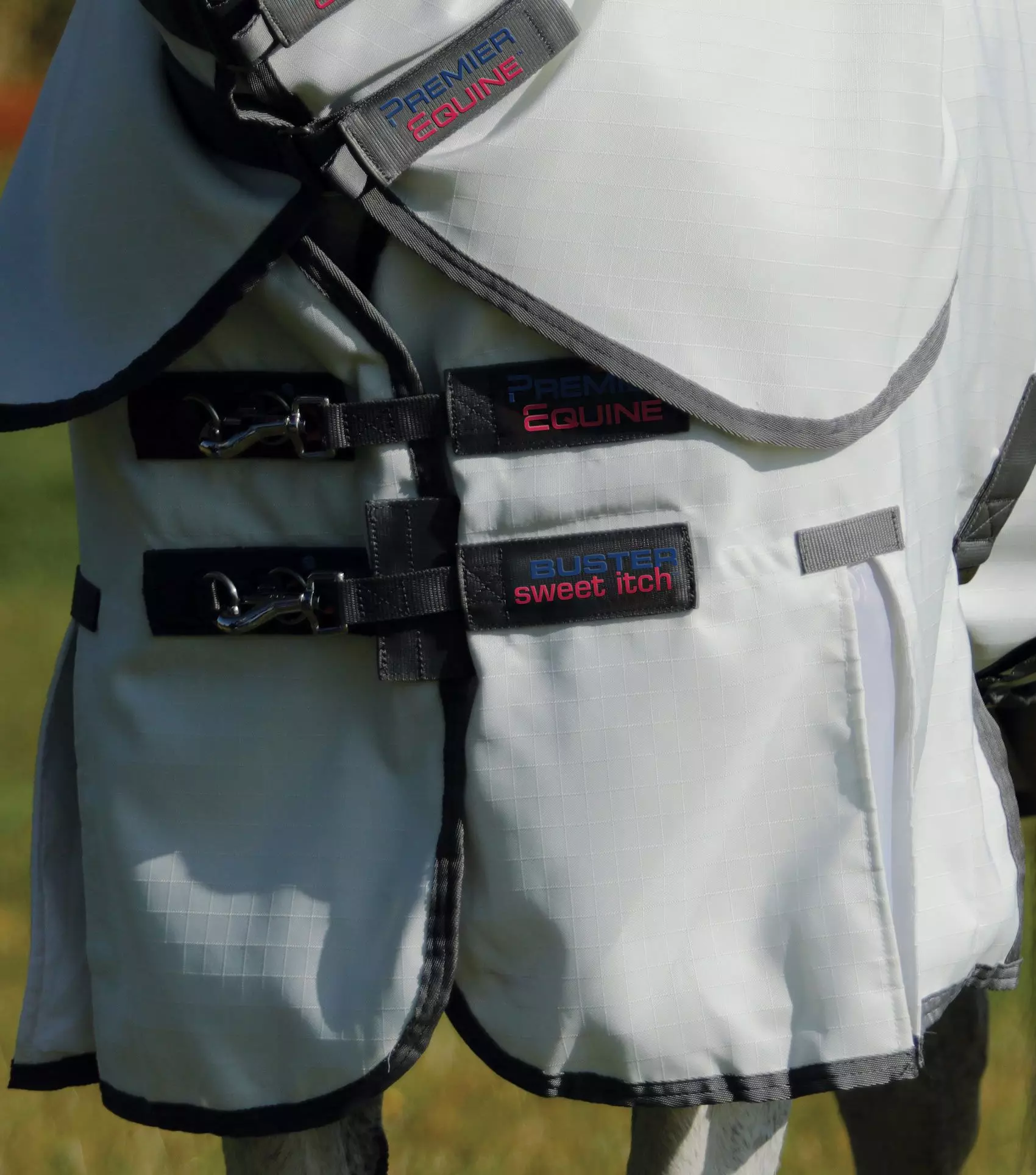 Premier Equine Sweet Itch Buster Fly Rug With Belly Flap - Image 10