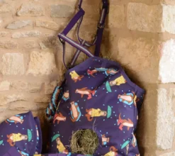 Weatherbeeta Coordinate Headcollar - Purple Brown Blue